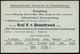 Berlin-Charlottenburg 1904 (12.3.) Amtl. Orts-P 2 Pf. Germania, Grau + Rs. Zudruck: Nationalliberaler Ortsverein..Vortra - Altri & Non Classificati