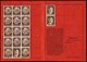 DEUTSCHES REICH 1941 Rote Postsparkarte Für 3 Reichsmark , Innen 14x 10 Pf. Hindenbg. U. 3x 10 Pf.Hitler (Mi.518, 787) U - Other & Unclassified