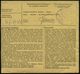 BÖHMEN & MÄHREN 1943 (24.5.) 2K-Steg + Paketzettel: Protiwin / Protivin (zweisprachig) Frankatur 2x 250 H. Wagner U. Hit - Andere & Zonder Classificatie