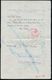 DT.BES.GUERNSEY (KANAL-INSELN) 1943 (19.7.) Brit. Rotkreuz-Formular "BRITISH RED CROSS AND ORDER OF ST.JOHN" (dt.-engl.  - Seconda Guerra Mondiale