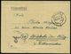 WEIMAR 1/ R 1945 (24.3.) 2K-Steg + 1K-HdN Reserve-Lazarett (abgenutzt) + Rs. Hs. Abs.: ".. Res.-Lazarett Schiller-Schule - Seconda Guerra Mondiale