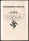 DEUTSCHES REICH 1938 Broschüre: Nationalsozialistisches Fliegerkorps.. (NSFK-Logo: Ikarus) 16 Seiten (kaum Sichtbare Mit - Aerei