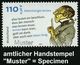 B.R.D. 2001 (Aug.) 110 Pf. "Lebenslanges Lernen" = Lehrer Lämpel Von Wilhelm Busch Mit Amtl. Handstempel  "M U S T E R"  - Other & Unclassified