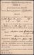 INDIEN 1891 (Mai) 1/4 A. Dienst-P Victoria Blau: Reports To Meteorological Office/ FORM C/  DAILY RAINFALL REPORT (= Reg - Clima & Meteorologia