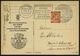 (2) COTTBUS 1/ BRIEFMARKENSCHAU/ COTTBUS/ Die Marken D.UdSSR/ U.der Sowjet./ Besatzungszone../ J/  GEWERBESCHAU 1947 (5. - Exposiciones Filatélicas