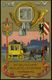 NÜRNBERG/ 27.DEUTSCHER PHILATELISTENTAG U.19.BUNDESTAG 1921 (23.7.) SSt (Jungfernadler) Auf PP 40 Pf. Postreiter, Rot: 2 - Briefmarkenausstellungen