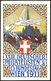 ÖSTERREICH 1913 (22.7.) PP 5 H. KFJ-Jubil., Grün: XXIII. DEUTSCHER PHILATEL.TAG WIEN 1911 + Gruß-Zudruck: XXIII Deutsche - Briefmarkenausstellungen