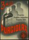 BERLIN/ *4* 1934 (20.4.) PFS 3 Pf. Auf Zweifarbiger Reklame-Künstler-Kt.: PURGIOLAX.. (= A.G. Für Medizinische Produkte  - Farmacia