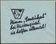 NÜRNBERG/ 13/ DR.SOLDAN'S/ Emeukal/ HUSTENBONBONS 1930 (24.11.) AFS (Kopf Mit Hand Vor Mund = Logo) Rs. Motivgl. Reklame - Pharmazie