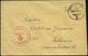 DT.BES.GRIECHENLAND 1942 (12.4.) 1K: FELDPOST/d/--- + Roter 2K-HdN: Feldpostnr. M 43 460 = Kdo. See-Verteidigung  S A L  - Maritiem