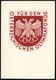 ÖSTERREICH 1936 (22.2.) Viol. SSt.: INNSBRUCK; FIS-/WETT-/KÄMPFE = Skispringer , Klar Gest. Olympia-Fond-Sonderkarte: IV - Skisport