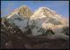 NEPAL /  B.R.D. 1977 (16.6.) Violetter SSt.: Kathmandu/G.P.O./GERMAN HIMALAYA EXPEDITION/MANASLU 8156 M (Manaslu) EF 40  - Escalade