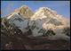 NEPAL /  B.R.D. 1977 (16.6.) Violetter SSt.: Kathmandu/G.P.O./GERMAN HIMALAYA EXPEDITION/MANASLU 8156 M (Manaslu) EF 40  - Arrampicata