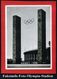 Berlin-Olympiastadion 1936 S/w.-Abb.: Trudi Meyer-Bauer (u. Deutsches Turnerinnenteam) + Hs. Abs.: Trudi Bauer (u. Ansch - Gymnastiek