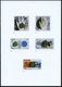 B.R.D. 1999 (Feb.) 110 Pf. "EXPO 2000 Hannover", 25 Verschiedene Color-Alternativ-Entwürfe Der Bundesdruckerei Auf 6 Ent - Sonstige & Ohne Zuordnung
