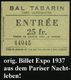 FRANKREICH 1937 Orig. Ausweis: EXPOS. INTERNAT PARIS 1937, CARTE DE LEGITIMATION Mit Blindprägung (Allegorie) + Inhalt:  - Altri & Non Classificati