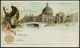 U.S.A. 1893 PP 1 C. Grant, Schw.: WORLD'S COLUMBIAN EXPOSITION.. Government Building, Präs. Grover Cleveland = Präsident - Andere & Zonder Classificatie