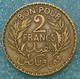 Tunisia 2 Francs, 1924 -1193 - Tunisie
