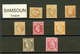 SAMSOUN : GC 5096 Sur 8 Timbres (n°13, 21, 23, 28, 32, 38, 56, 57). TB, B Ou Pd. - Andere & Zonder Classificatie