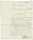 1811 P.125.P MIDDELBOURG Sur Lettre Avec Texte. Rare. Superbe. - 1792-1815: Veroverde Departementen