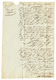 1813 126 HELMONT Sur Lettre Avec Texte Pour DEGCHEL. RARE. TTB. - 1792-1815 : Departamentos Conquistados