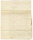 LUXEMBOURG : 1794 ARMEE DE LA MOSELLE Sur Lettre Avec Texte Daté "BERTRANGE" Pour FONTENAY LE PEUPLE. RARE. Superbe. - Sellos De La Armada (antes De 1900)