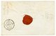 "BUREAU SEDENTAIRE - Utilisation Du 25c EMPIRE" : 1854 25c(n°15) TB Margé Obl. AOB Sur Enveloppe Pour PARIS. Utilisation - Legerstempels (voor 1900)
