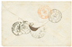 "Tarif BATIMENT De COMMERCE Pour La MARTINIQUE" : 1858 10c(n°13) + 20c(n°14) TTB Margés Obl. PC 658 + T.15 CAUSSADE Sur  - 1853-1860 Napoleone III