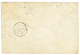 1865 5c(n°20)x2 Obl. GC 2145 Sur Magnifique Enveloppe Peinte Au Recto Montrant GUIGNOL (marionnette Françaises Créée à L - 1863-1870 Napoleone III Con Gli Allori