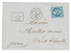 JURA : 1867 20c(n°22) Obl. GC 1313 + T.15 DOLE-DU-JURA + Cachet Rare APRES/ LE DEPART/ 1313. Superbe. - 1863-1870 Napoléon III Lauré