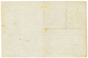 GUERRE 1870 - CONVOCATION GARDE NATIONALE : 1870 1c Lauré (n°25) Obl. T.17 MONTPELLIER Sur CONVOCATION De La "GARDE NATI - Oorlog 1870