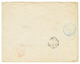 "Tarif PRE-UPU Pour Le SIAM" : 1877 25c SAGE(x4) Obl. GARE DE COMPIEGNE Sur Enveloppe Pour BANGKOK(SIAM). Verso, SINGAPO - 1871-1875 Ceres