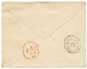 "Tarif PRE-UPU Pour ST HELENE " : 1882 SAGE 35c + 1F Obl. AUBIGNY CHER Sur Enveloppe Pour L' ILE De STE HELENE Avec Cach - Andere & Zonder Classificatie