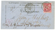 1877 75c SAGE Obl. CHAMBERY SAVOIE Sur Env. TELEGRAMME RECOMMANDE Pour ST CHRISTOPHE. Superbe. - Autres & Non Classés