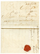 1746 "DE LA FLOTTE" Manuscrit Sur Lettre Avec Texte (3 Pages) De La MARTINIQUE Pour "BOURDEAU" (BORDEAUX). Superbe. - Maritieme Post