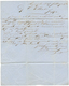 "Oblitérations Doubles Pour JAFFA (PALESTINE)" : 1866 80c(n°24) Obl. ANCRE + Paquebot SAID 10 Fev 66 + Paquebot NIL 28 F - Schiffspost