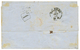 1868 40c(n°31) Obl. Cachet Italien 21 + PIROSCAFI POSTALI FRANCESI Sur Lettre De MARSEILLE Pour PALERME. Très Rare. Supe - Maritieme Post