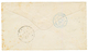 1881 CHILI 2c + 5c(x2) Obl. COPIAPO + Cachet Rare PANAMA-UNION PAQ F. A N°1 Rouge, Pour L' ITALIE. TTB. - Maritieme Post