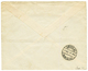 LEVANT : 1912 10c Obl. Cachet Grec + Cachet Negatif Sur Env. Pour ATHENS (GRECE). RARE. TTB. - Andere & Zonder Classificatie