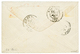 1874 40c SIEGE (n°38)x 4 Obl. GC 5100 Bleu + TREBIZONDE TURQUIE D' ASIE Sur Lettre Pour La FRANCE. Trés Rare Double Port - Andere & Zonder Classificatie