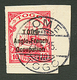 TOGO : Tirage De SANASANE MANGU 10pf (n°56) Obl. Sur Fragment. Cote 370€. Signé SCHELLER. Superbe. - Altri & Non Classificati