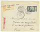 CAMEROUN : 1916 35c Obl. DUALA + Rare Cachet Linéaire "YOUNDE Le 8 Juillet 1916" Sur Enveloppe RECOMMANDEE Pour La FRANC - Andere & Zonder Classificatie