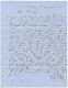 "CASTELLORIZO - PRECURSEUR" : 1867 Cachet Autrichien RHODES Sur Lettre Avec Texte De CASTELLORIZO Pour TRIESTE. GRANDE R - Other & Unclassified