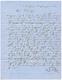 "CASTELLORIZO - PRECURSEUR" : 1867 Cachet Autrichien RHODES Sur Lettre Avec Texte De CASTELLORIZO Pour TRIESTE. GRANDE R - Sonstige & Ohne Zuordnung