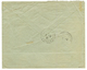 CASTELLORIZO : 1920 25c(n°40) + 1F MERSON (n°42) Obl. Sur Enveloppe RECOMMANDEE Pour SMYRNE. Timbres Trés Rares Sur Lett - Andere & Zonder Classificatie