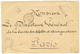 "TRESOR ET POSTES CHINE N°4"" : 1905 Rarissime Cachet TRESOR ET POSTES AUX ARMEES 4 CHINE 4 + TIEN-TSIN POSTE FRANCAISE  - Sonstige & Ohne Zuordnung