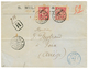 1894 75c NON DENTELE (n°14) + 75c DENTELE (n°27) Sur Envelope RECOMMANDEE De CAYENNE Pour La FRANCE. TTB. - Autres & Non Classés