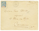 "ILES DU SALUT" : 1902 15c Obl. GUYANE ILES DU SALUT Sur Enveloppe Pour La FRANCE. Superbe. - Autres & Non Classés