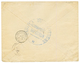 "1ère EXPEDITION DU CAMBODGE" : 1888 Grand Cachet Bleu TROUPES DU CAMBODGE Au Verso D'une Enveloppe De Militaire Pour La - Andere & Zonder Classificatie