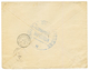 "1ère EXPEDITION DU CAMBODGE" : 1888 Grand Cachet Bleu TROUPES DU CAMBODGE Au Verso D'une Enveloppe De Militaire Pour La - Sonstige & Ohne Zuordnung